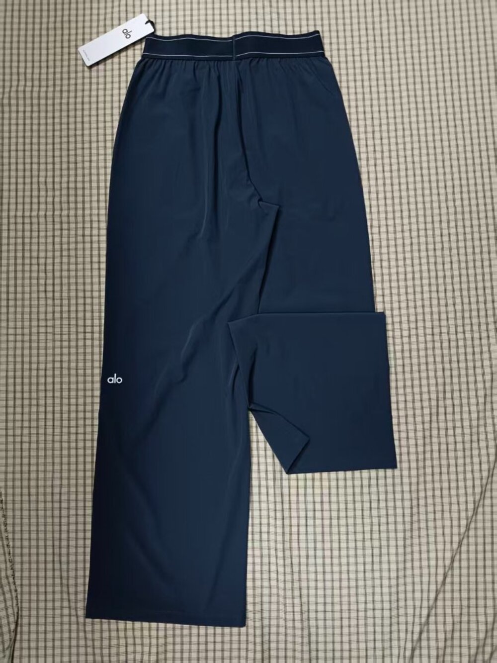 ALO Yoga Suit Up Trouser,Navy Blue Wide Leg Pants,Office Travel,Chic,30"Inseam😍 - Picture 5 of 8